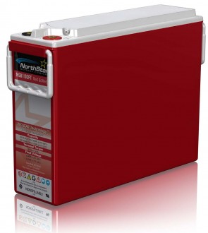 12 VOLT 100AH FRONT TERMINAL RED NO