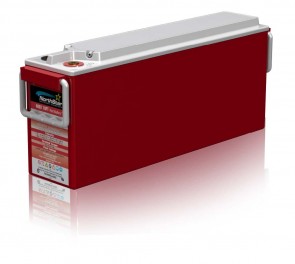 12 VOLT 110AH FRONT TERMINAL RED NO